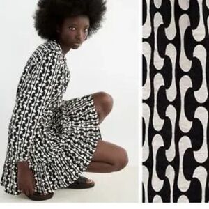 NWT ZARA PRINT RUFFLED MINI DRESS